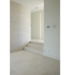 Crema Luminous Limestone Tile - Honed 600x300 - Wall: Chiseled Stone