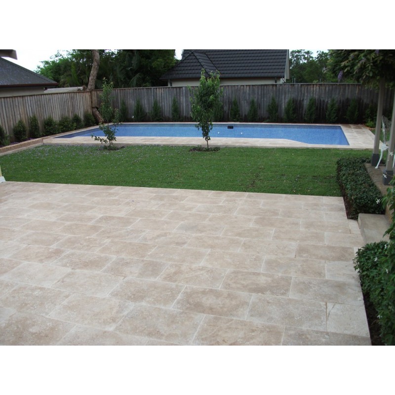 Noce Tumbled Paver Travertine