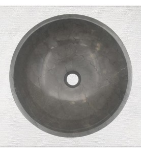 Pietra Grey Honed Round Basin Limestone 3295