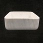 Persian White Honed  Square Basin Marble 3299