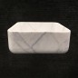 Persian White Honed  Square Basin Marble 3302