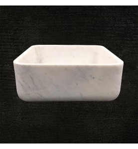 Persian White Honed  Square Basin Marble 3306