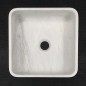 Persian White Honed  Square Basin Marble 3306