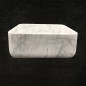 Persian White Honed  Square Basin Marble 3313