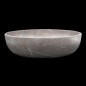 Pietra Grey Honed Oval Basin Limestone 1195