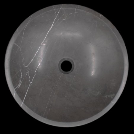 Pietra Grey Honed Round Basin Limestone 686