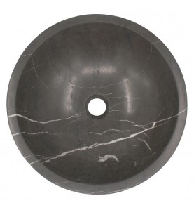 Pietra Grey Honed Round Basin Limestone 547