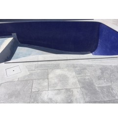 Crystal Grey French Pattern Antique Paver Marble 30mm