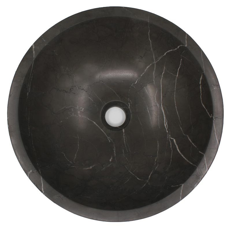 Pietra Grey Honed Round Basin Limestone 538