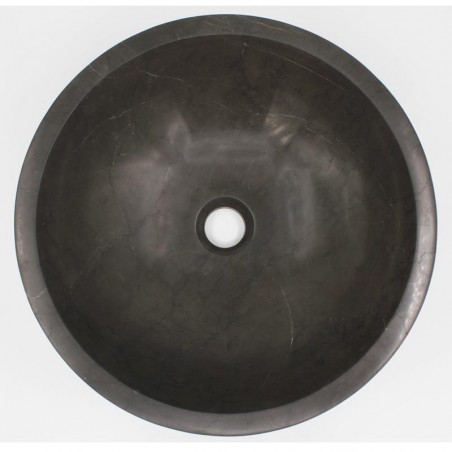 Pietra Grey Honed Round Basin Limestone 541