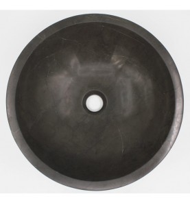 Pietra Grey Honed Round Basin Limestone 541