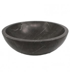Pietra Grey Honed Round Basin Limestone 545