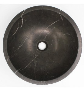 Pietra Grey Honed Round Basin Limestone 545