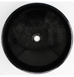Black Galaxy Polished Round Basin Granite BG01