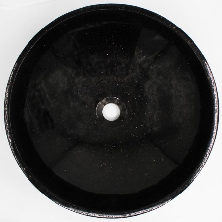 Black Galaxy Polished Round Basin Granite BG01