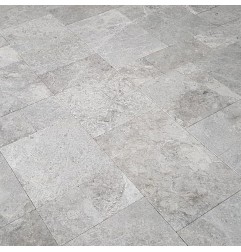 Tundra Blue Light French Pattern Antique Paver Limestone