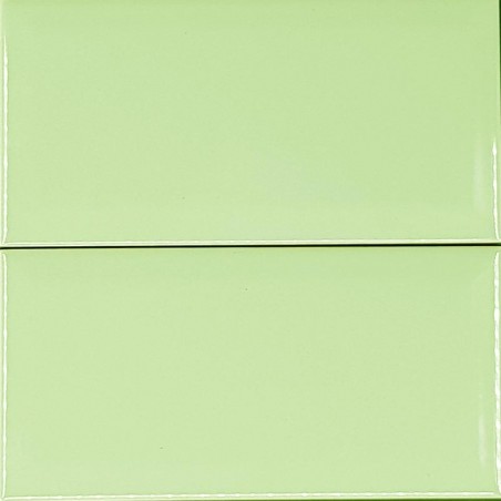 Spanish Verde Green Gloss Non Rectified Subway Ceramic 200x100