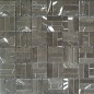 Pietra Grey Roma Pattern Polished Limestone Mosaic Tiles 50x15