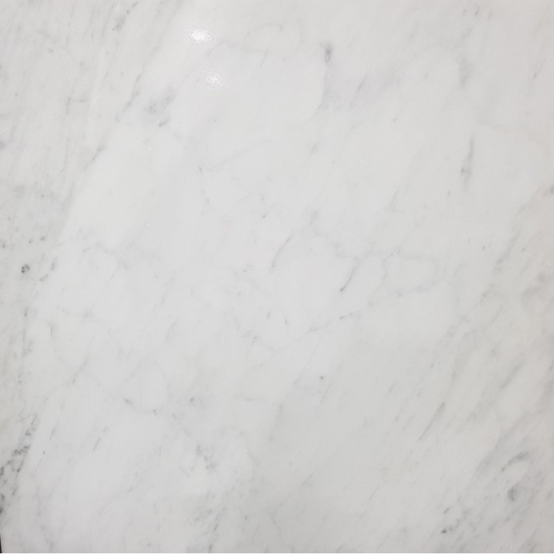 Italian Bianco Carrara Classic Honed Marble Tiles 1220x610x18