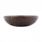 Grey & Gold Honed Round Basin Marble 2077