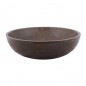 Grey & Gold Honed Round Basin Marble 2039