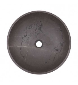 Pietra Grey Honed Round Basin Limestone 2139