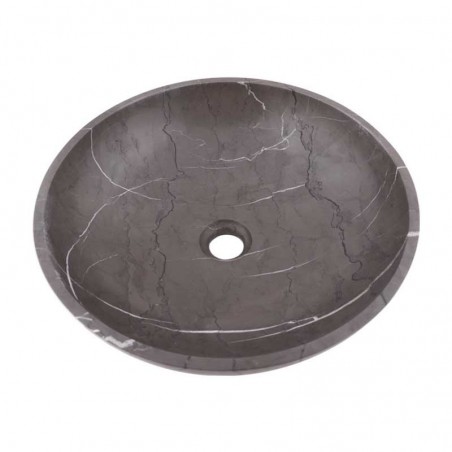 Pietra Grey Honed Round Basin Limestone 2140