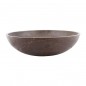 Grey & Gold Honed Round Basin Marble 2064