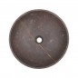 Grey & Gold Honed Round Basin Marble 2072