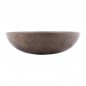 Grey & Gold Honed Round Basin Marble 2074