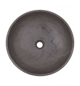 Pietra Grey Honed Round Basin Limestone 2126