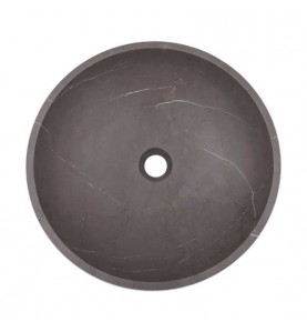 Pietra Grey Honed Round Basin Limestone 2130