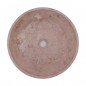 Classico Honed Round Basin Travertine 1762