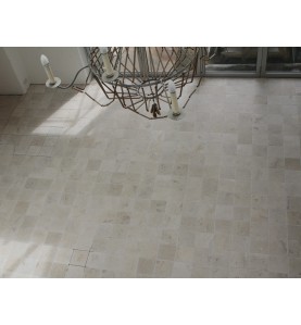 New Botticino Anticato Marble Tile - Tumbled