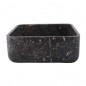 Black & Gold Honed Square Basin Marble 2398