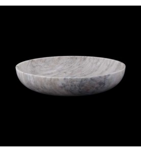 Persian White Honed Oval Basin Marble 2382