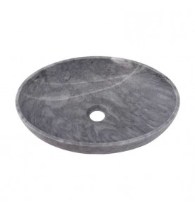 Crystal Grey Honed Oval Basin Marble 2409