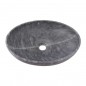 Crystal Grey Honed Oval Basin Marble 2413