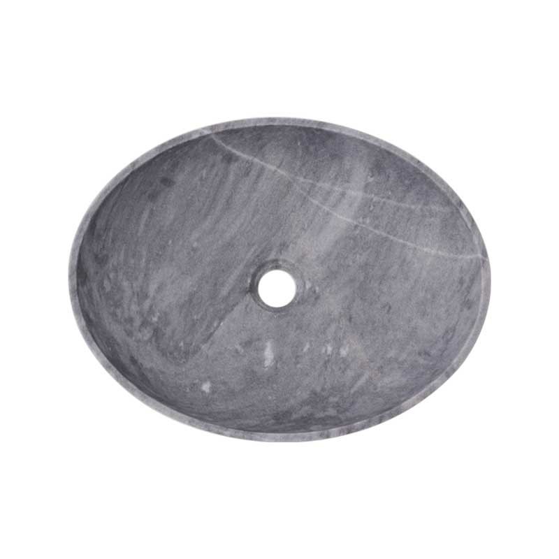 Crystal Grey Honed Oval Basin Marble 2446