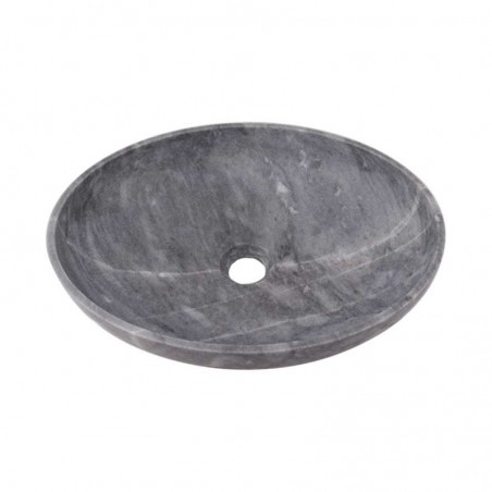 Crystal Grey Honed Oval Basin Marble 2447