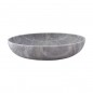 Crystal Grey Honed Oval Basin Marble 2449