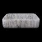 Persian White Honed Rectangle Basin Marble 2373