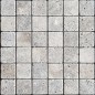Silver Tumbled Travertine Mosaic 50x50