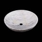 Persian White Honed Round Basin Marble 2217