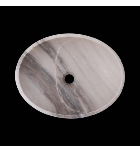 Calacatta Orient Honed Oval Basin Marble 2741