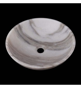 Calacatta Orient Honed Round Basin Marble 2774