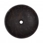 Black & Gold Honed Round Basin Marble 2547