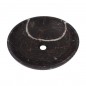 Black & Gold Honed Round Basin Marble 2548
