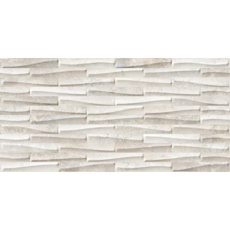Castlestone Muretto White Ret Italian Porcelain Tile 300x600