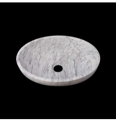 Persian White Honed Oval Basin Marble 2817